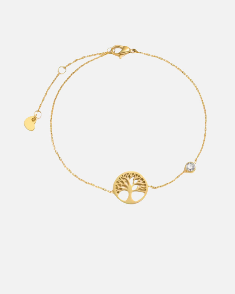 צמיד עץ זהב