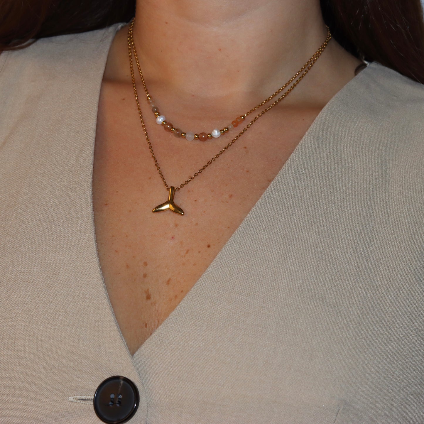 שרשרת סנפיר זהב