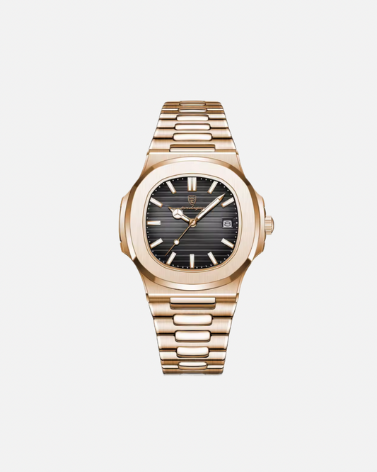 שעון לוח שחור מרובע