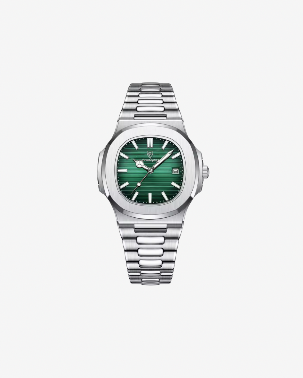 שעון לוח ירוק מרובע