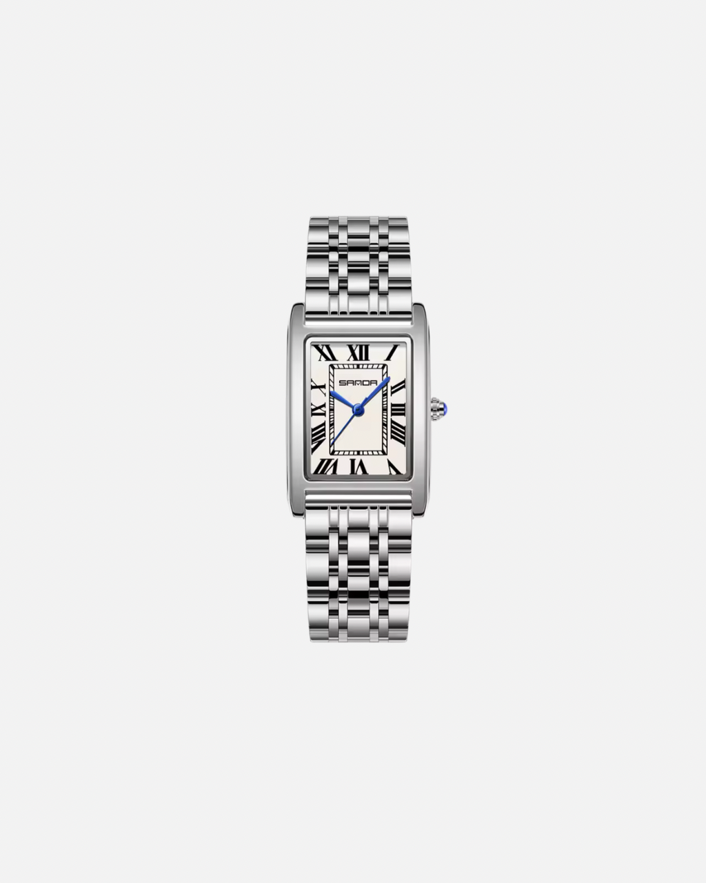 שעון לוח לבן מרובע